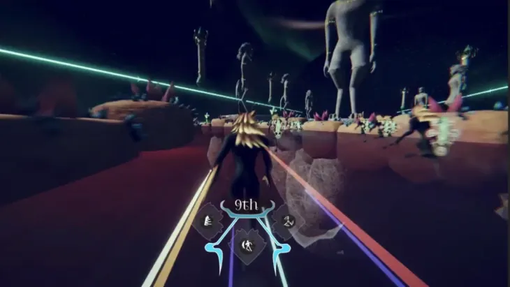 Everchange gameplay running scene